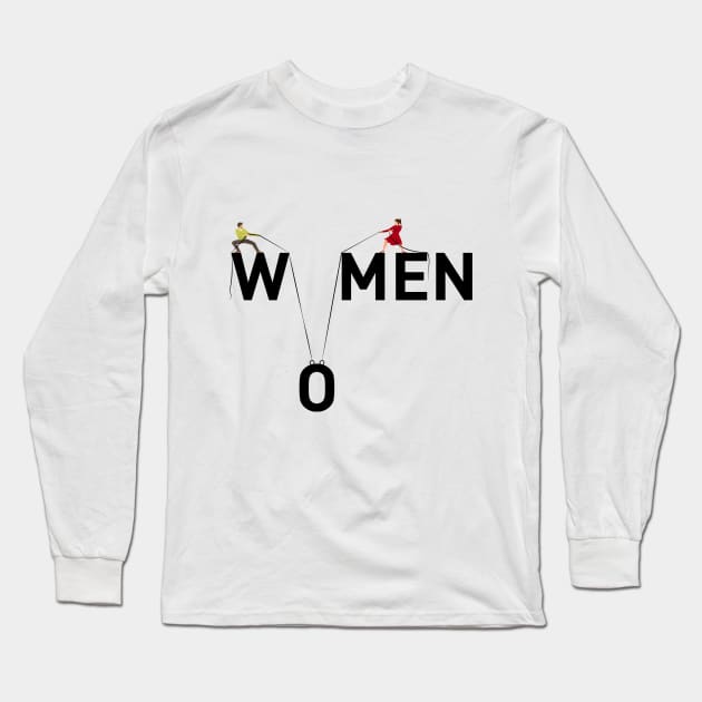 Men and Women Each for Equal, We Are The Same Long Sleeve T-Shirt by Productcy